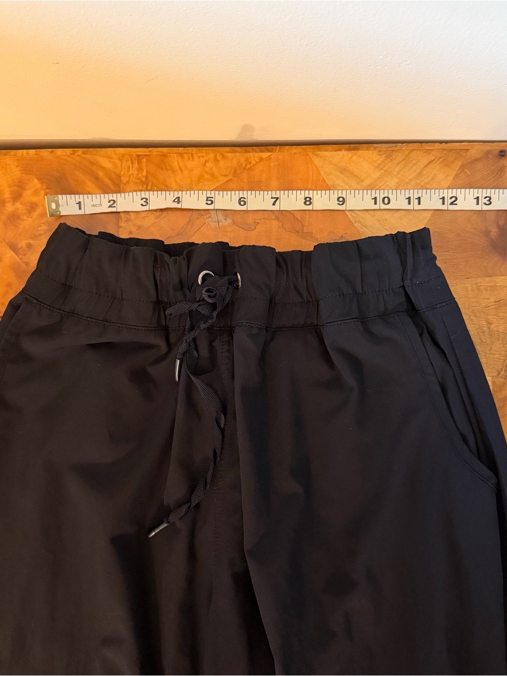 Drawstring Joggers Pockets Large Black Athletic Running Pants Kyodan